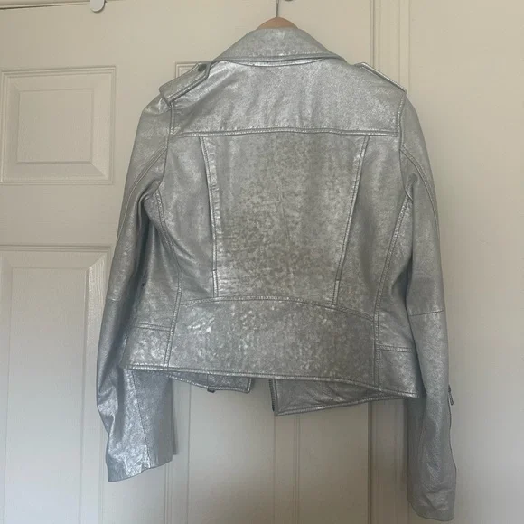 Silver Biker Jacket - Picture 6 of 6
